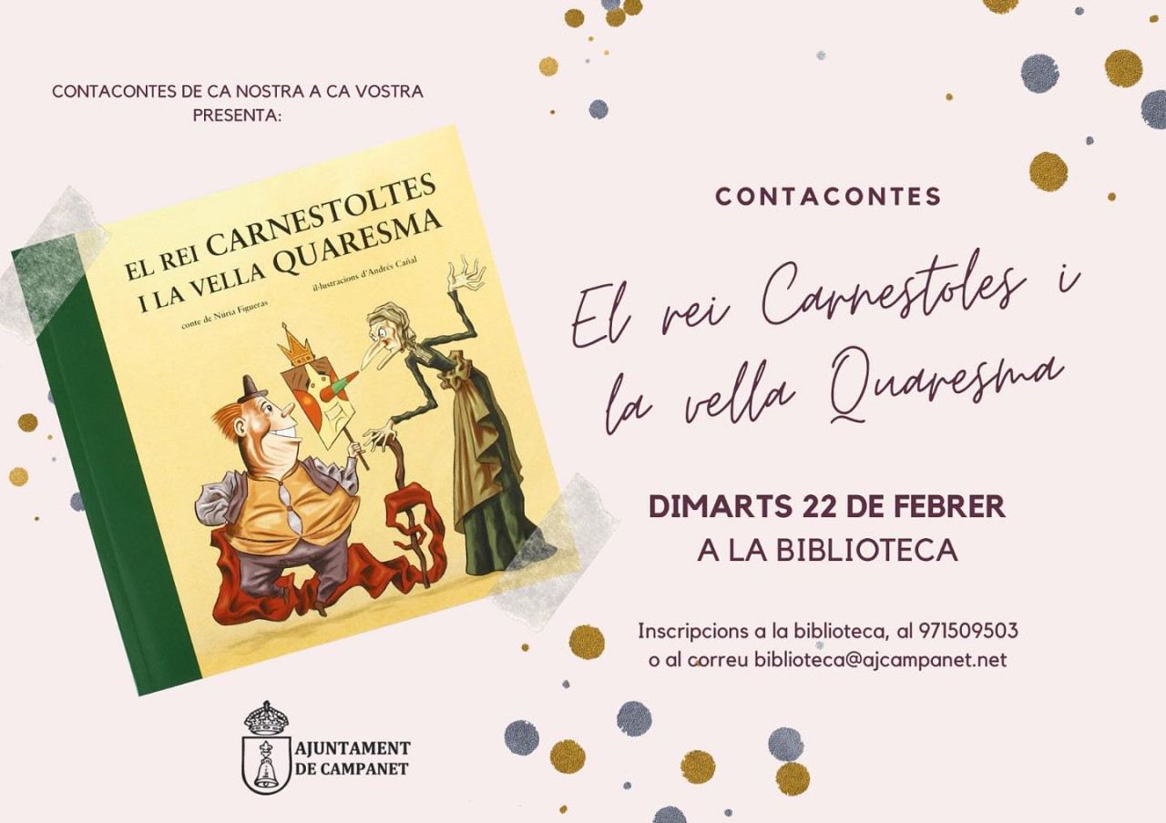 CONTACONTES "El rei Carnestoltes i la Vella Quaresma"