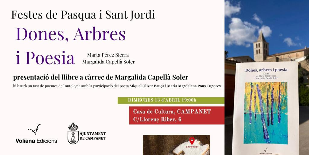 PRESENTACIÓ DEL LLIBRE " DONES, ARBRES I POESIA"