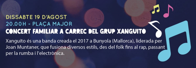 Concert familiar a càrrec del grup Xanguito
