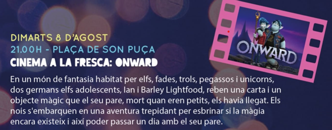 Cinema a la fresca: ONWARD 