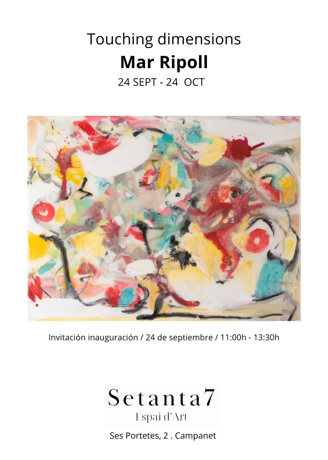 Exposició: TOUCHING DIMENSIONS DE MAR RIPOLL