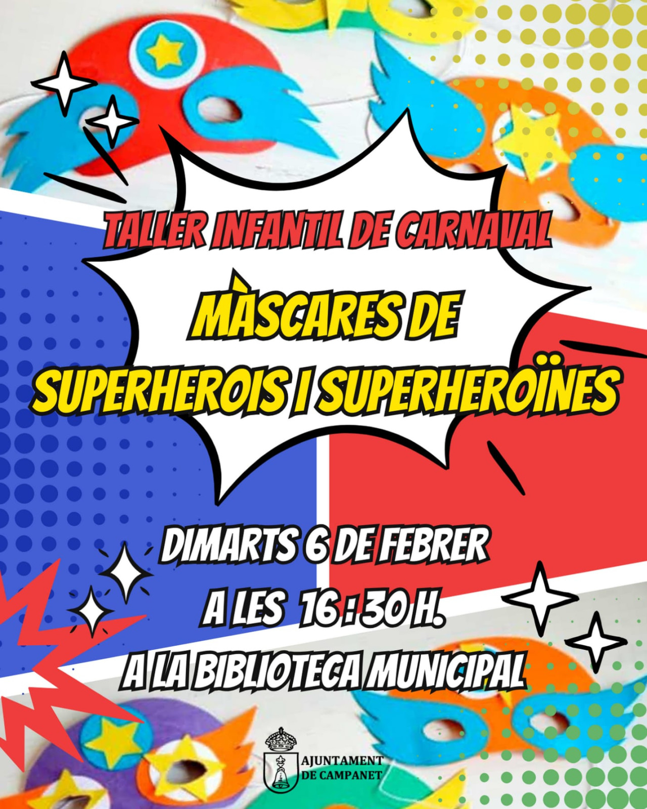 Taller infantil de carnaval