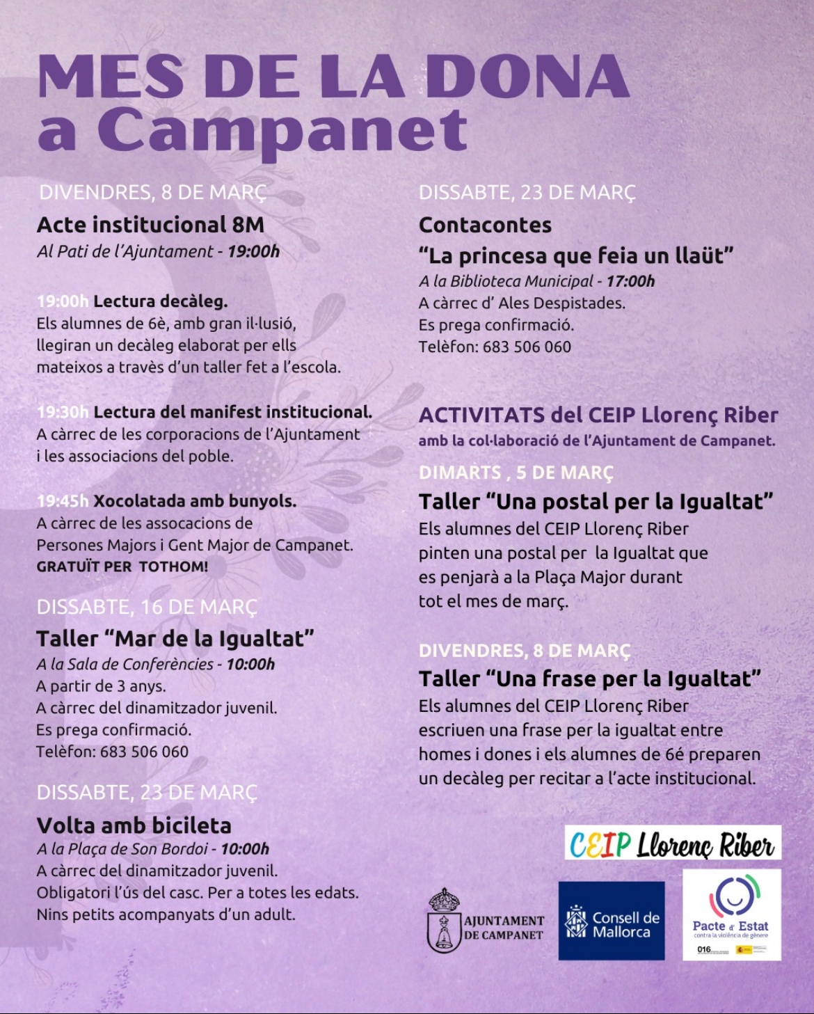 Acte Institucional 8M