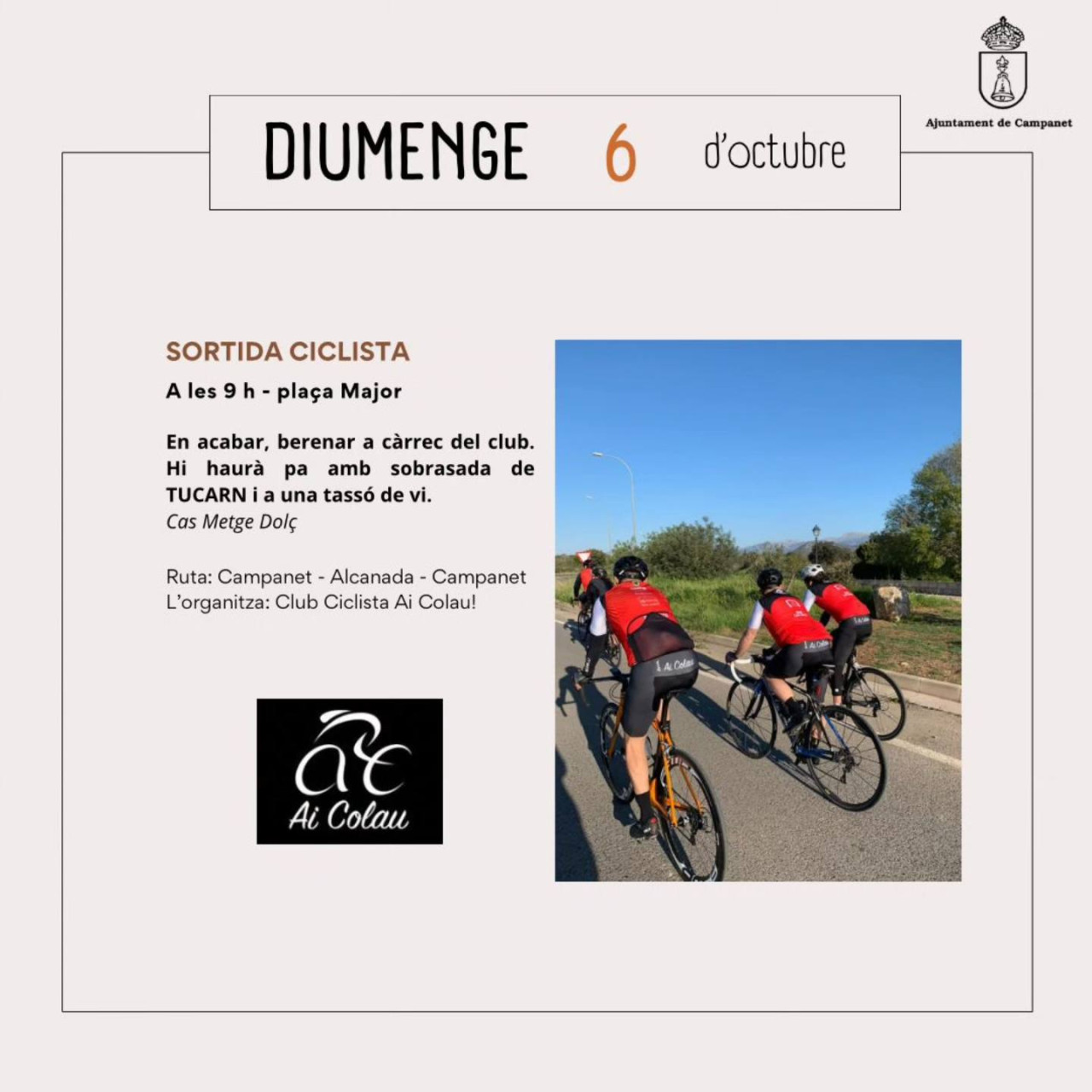 SORTIDA CICLISTA 