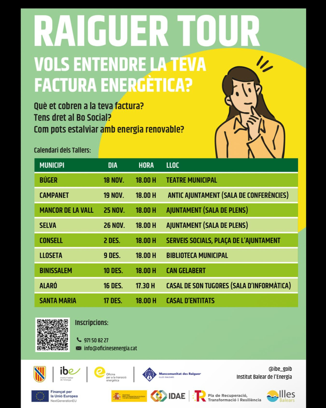 Tallers de factura elèctrica