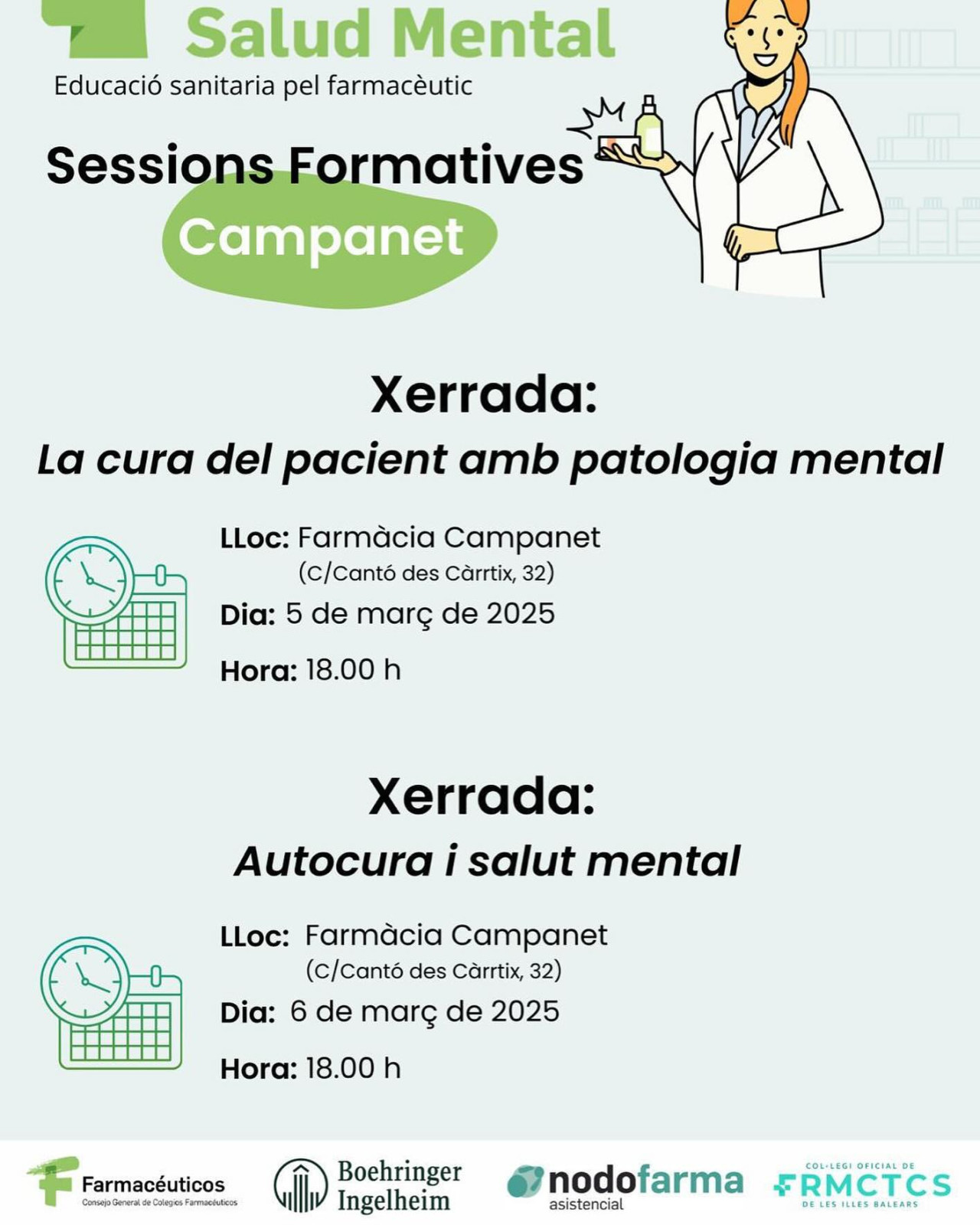 Xerrada "La cura del pacient amb patologia mental"