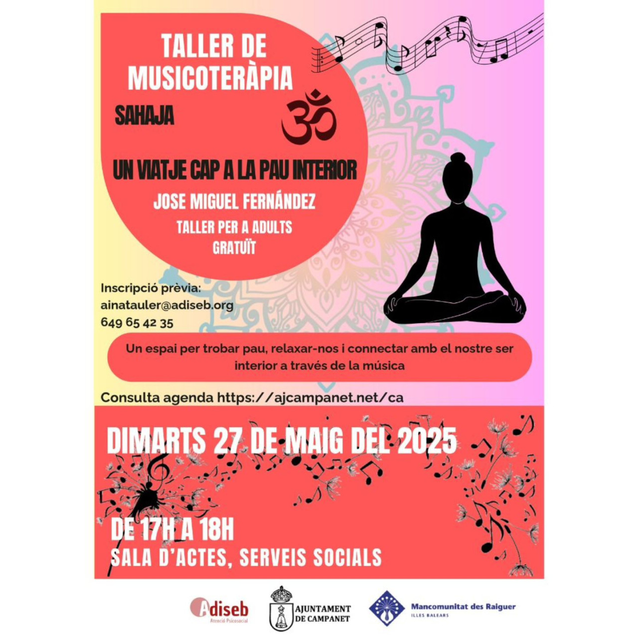 Taller de musicoteràpia