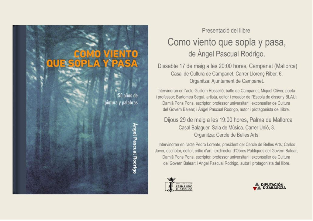 Presentació del llibre "Como viento que sopla y pasa"