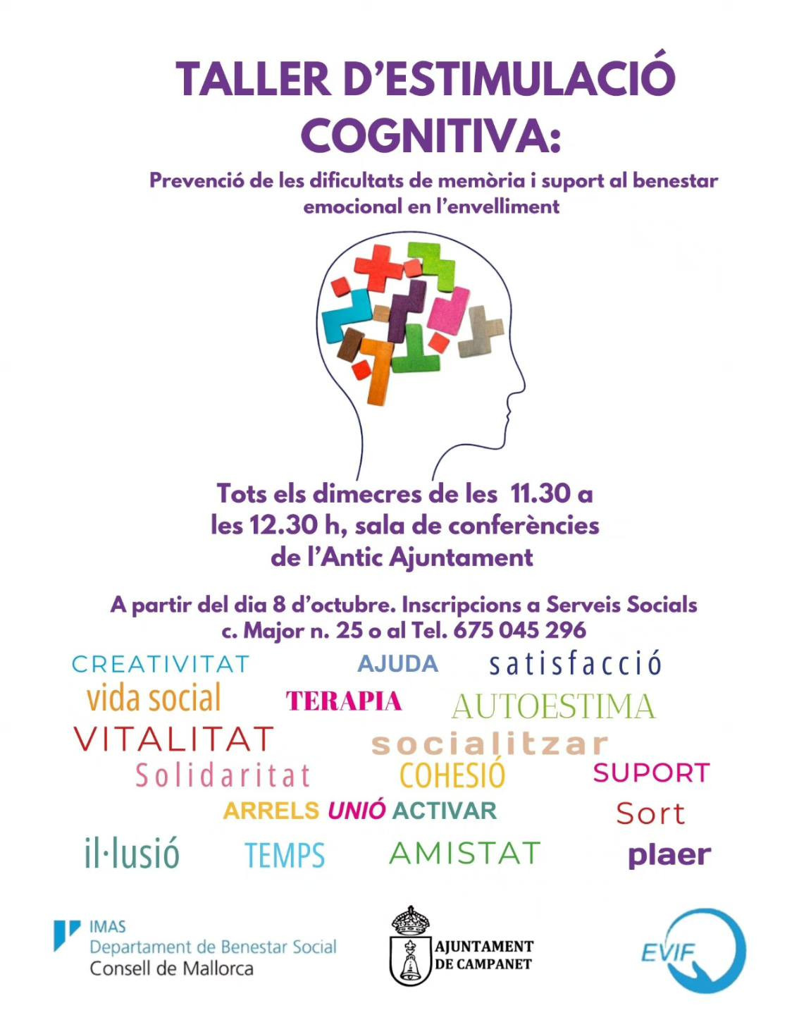 TALLER D'ESTIMULACIÓ COGNITIVA