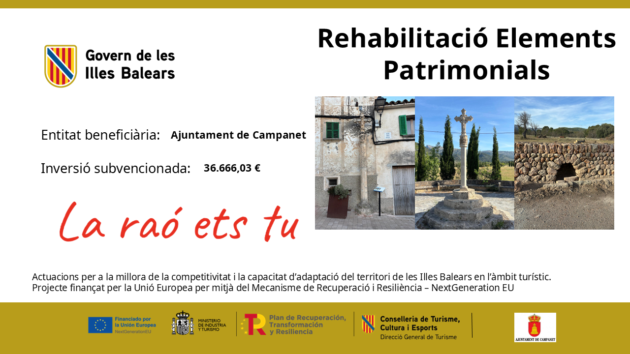 Rehabilitació Elements Patrimonials