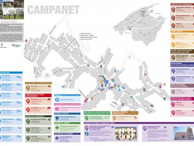 Mapa informació de Campanet