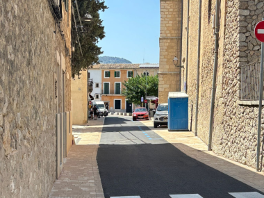 Obra embellilment i pluvials plaça Rector Tamorer i Església 06