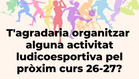 CARTELL PREPARACIÓ ACTIVITATS LUDICOESPORTIVES